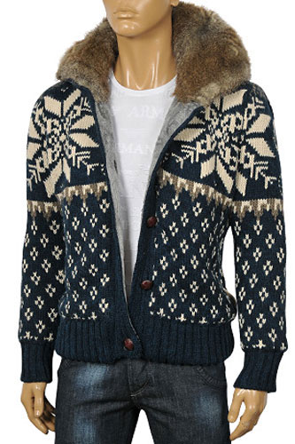 EMPORIO ARMANI Men's Knit Warm Jacket #98