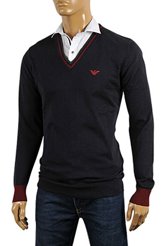 EMPORIO ARMANI Men's V-Neck Sweater #157